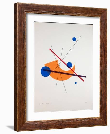 Movement Nº3, 2019 (Silkscreen)-Guilherme Pontes-Framed Giclee Print