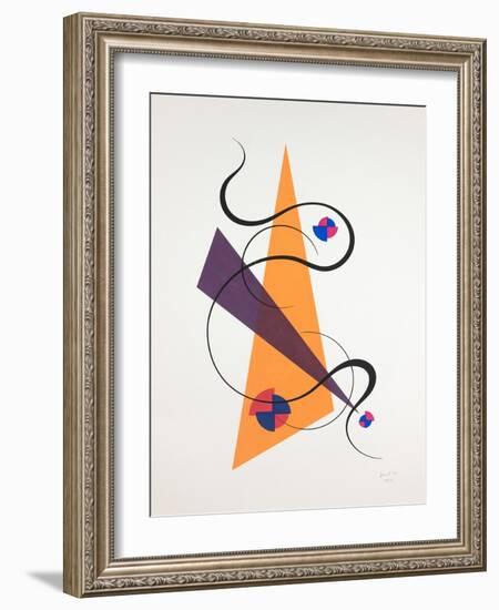 Movement Nº4, 2019 (Silkscreen)-Guilherme Pontes-Framed Giclee Print