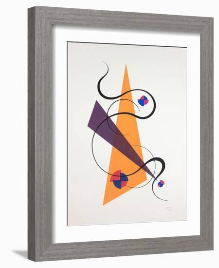 Movement Nº4, 2019 (Silkscreen)-Guilherme Pontes-Framed Giclee Print