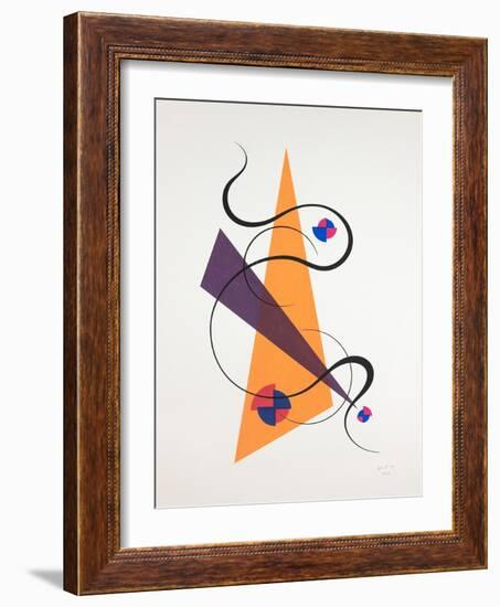 Movement Nº4, 2019 (Silkscreen)-Guilherme Pontes-Framed Giclee Print