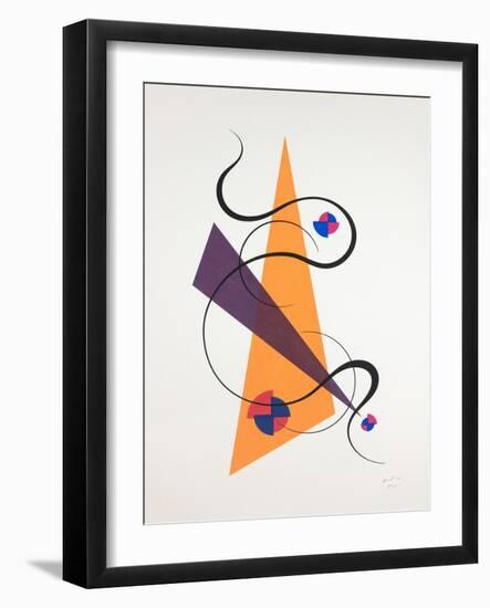 Movement Nº4, 2019 (Silkscreen)-Guilherme Pontes-Framed Giclee Print