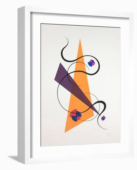 Movement Nº4, 2019 (Silkscreen)-Guilherme Pontes-Framed Giclee Print