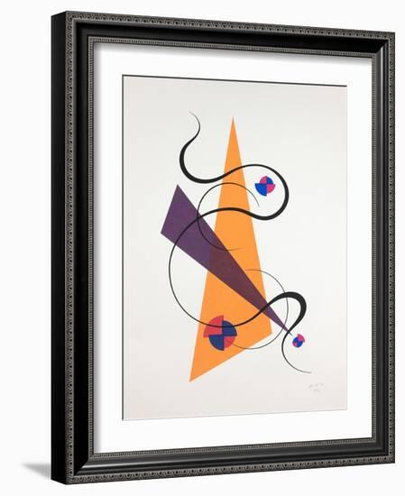 Movement Nº4, 2019 (Silkscreen)-Guilherme Pontes-Framed Giclee Print