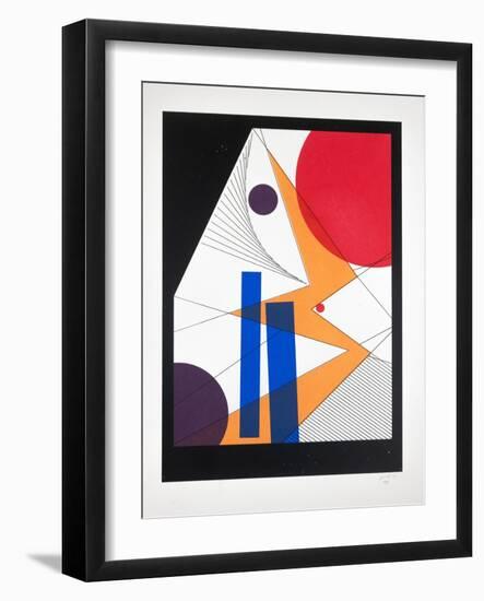 Movement Nº6, 2019 (Silkscreen)-Guilherme Pontes-Framed Giclee Print