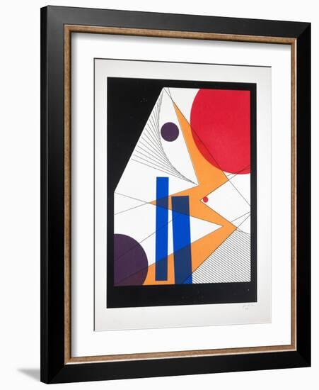 Movement Nº6, 2019 (Silkscreen)-Guilherme Pontes-Framed Giclee Print