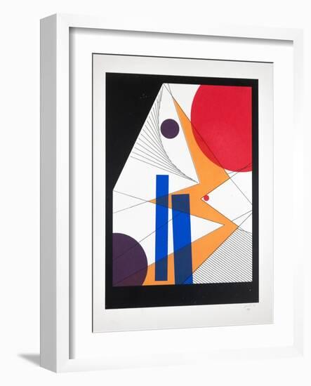 Movement Nº6, 2019 (Silkscreen)-Guilherme Pontes-Framed Giclee Print