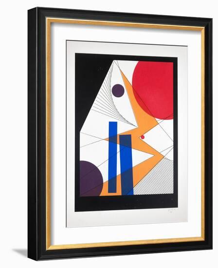 Movement Nº6, 2019 (Silkscreen)-Guilherme Pontes-Framed Giclee Print