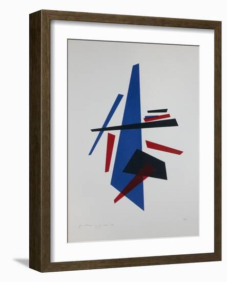 Movement Nº7, 2019 (Silkscreen)-Guilherme Pontes-Framed Giclee Print