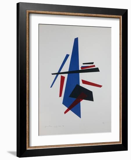 Movement Nº7, 2019 (Silkscreen)-Guilherme Pontes-Framed Giclee Print