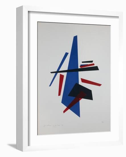 Movement Nº7, 2019 (Silkscreen)-Guilherme Pontes-Framed Giclee Print