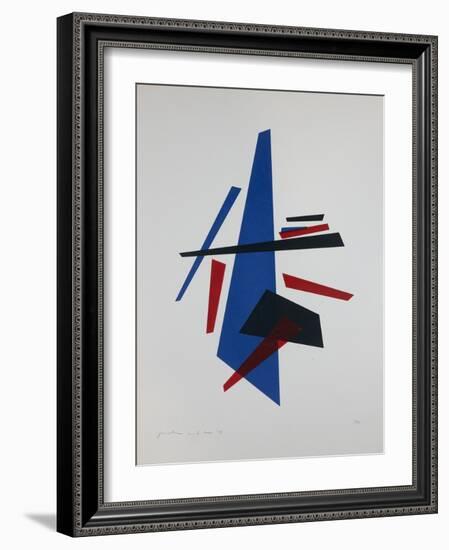 Movement Nº7, 2019 (Silkscreen)-Guilherme Pontes-Framed Giclee Print