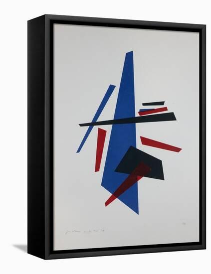 Movement Nº7, 2019 (Silkscreen)-Guilherme Pontes-Framed Premier Image Canvas