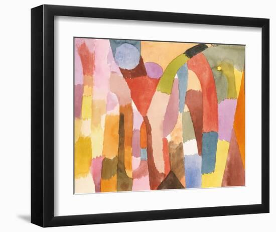 Movement of Vaulted Chambers, 1915-Paul Klee-Framed Art Print