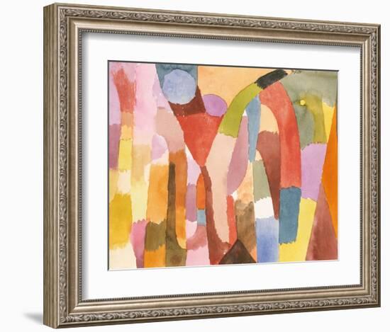 Movement of Vaulted Chambers, 1915-Paul Klee-Framed Art Print