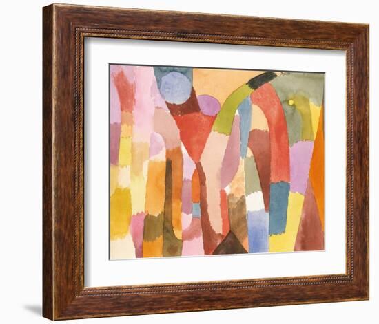 Movement of Vaulted Chambers, 1915-Paul Klee-Framed Art Print