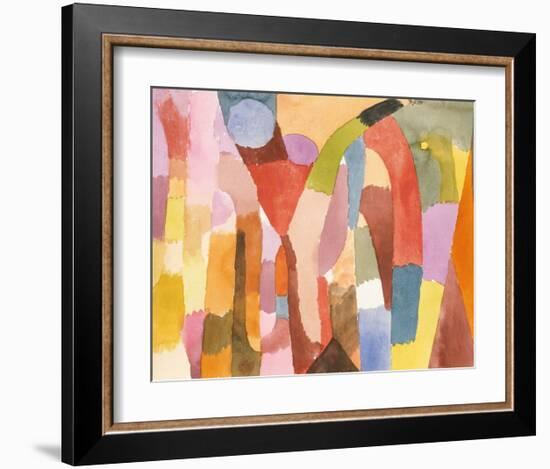 Movement of Vaulted Chambers, 1915-Paul Klee-Framed Art Print