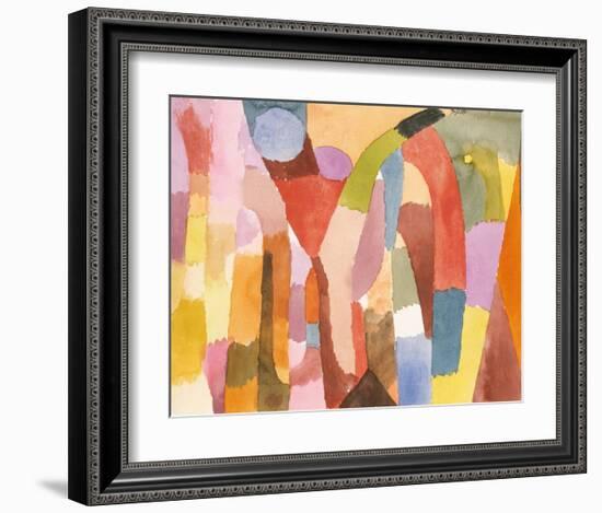 Movement of Vaulted Chambers, 1915-Paul Klee-Framed Art Print