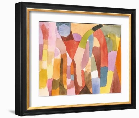 Movement of Vaulted Chambers, 1915-Paul Klee-Framed Art Print