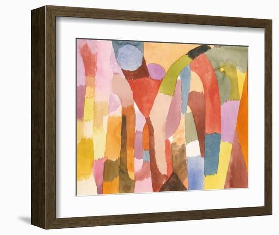 Movement of Vaulted Chambers, 1915-Paul Klee-Framed Art Print