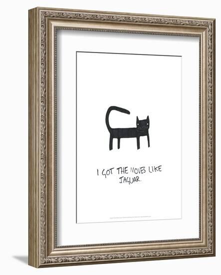 Moves Like Jagger - Tom Cronin Doodles Cartoon Print-Tom Cronin-Framed Giclee Print