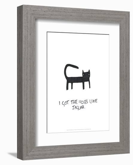 Moves Like Jagger - Tom Cronin Doodles Cartoon Print-Tom Cronin-Framed Giclee Print