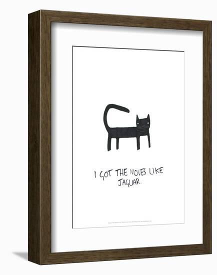 Moves Like Jagger - Tom Cronin Doodles Cartoon Print-Tom Cronin-Framed Giclee Print