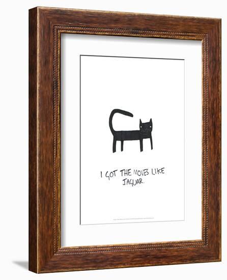 Moves Like Jagger - Tom Cronin Doodles Cartoon Print-Tom Cronin-Framed Giclee Print