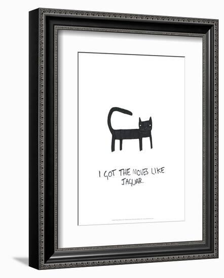 Moves Like Jagger - Tom Cronin Doodles Cartoon Print-Tom Cronin-Framed Giclee Print