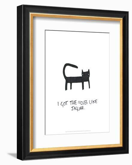 Moves Like Jagger - Tom Cronin Doodles Cartoon Print-Tom Cronin-Framed Giclee Print