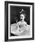 Movie Actress Jeanne Crain Balancing in Scene From the Movie "Margie."-Peter Stackpole-Framed Premium Photographic Print