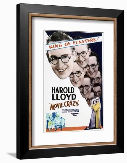 Movie Crazy - Movie Poster Reproduction-null-Framed Photo