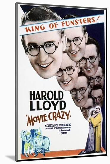 Movie Crazy - Movie Poster Reproduction-null-Mounted Photo