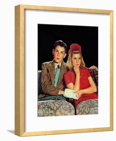 "Movie Date," April 4, 1942-Douglas Crockwell-Framed Giclee Print