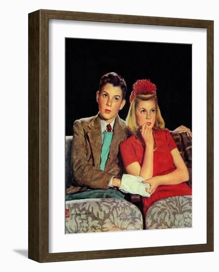 "Movie Date," April 4, 1942-Douglas Crockwell-Framed Giclee Print