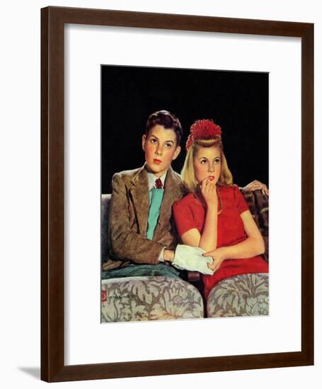 "Movie Date," April 4, 1942-Douglas Crockwell-Framed Giclee Print