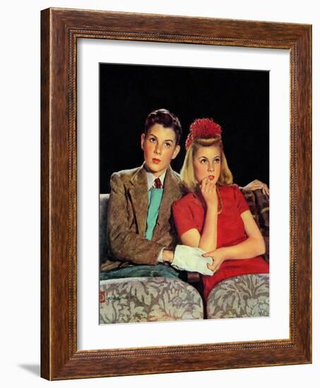 "Movie Date," April 4, 1942-Douglas Crockwell-Framed Giclee Print