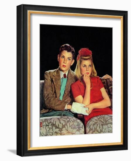 "Movie Date," April 4, 1942-Douglas Crockwell-Framed Giclee Print