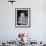 Movie Director Alfred Hitchcock Sits at Chasen's Bar While Enjoying a Cocktail Hour-Peter Stackpole-Framed Premium Photographic Print displayed on a wall