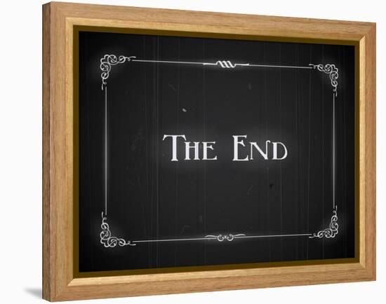 Movie Ending Screen-Real Callahan-Framed Stretched Canvas