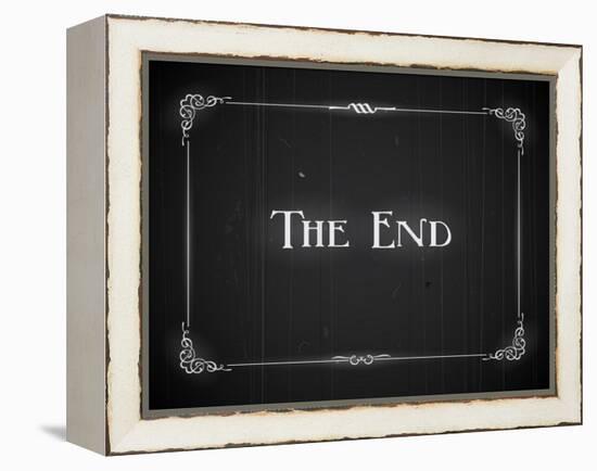 Movie Ending Screen-Real Callahan-Framed Stretched Canvas