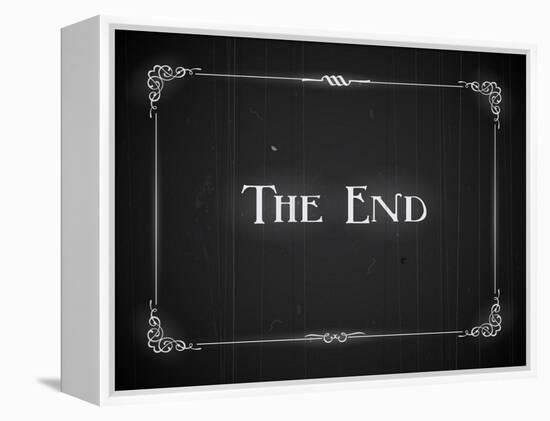 Movie Ending Screen-Real Callahan-Framed Stretched Canvas