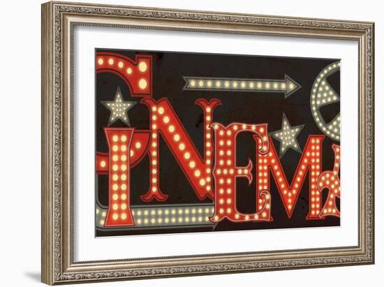 Movie Lights I v2-Pela Studio-Framed Art Print