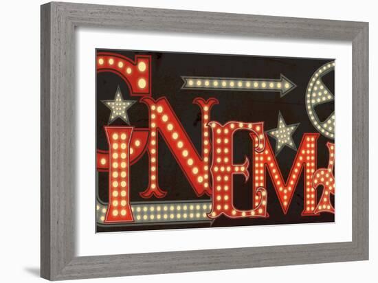 Movie Lights I v2-Pela Studio-Framed Art Print