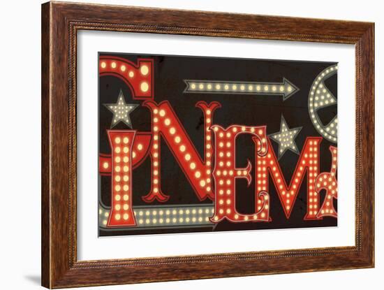 Movie Lights I v2-Pela Studio-Framed Art Print