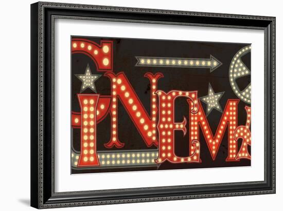 Movie Lights I v2-Pela Studio-Framed Art Print