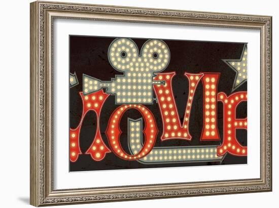 Movie Lights II v2-Pela Studio-Framed Art Print