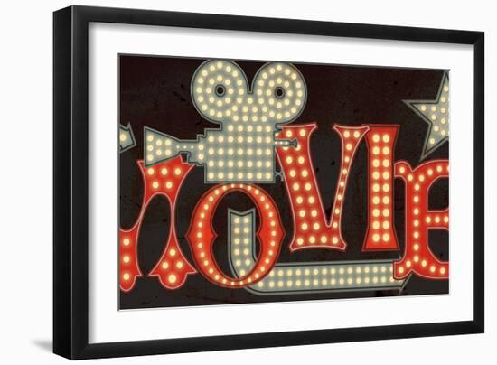 Movie Lights II v2-Pela Studio-Framed Art Print