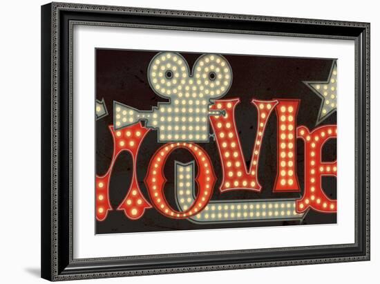 Movie Lights II v2-Pela Studio-Framed Art Print