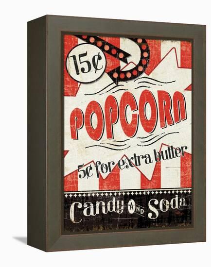 Movie Night II-Pela Design-Framed Stretched Canvas