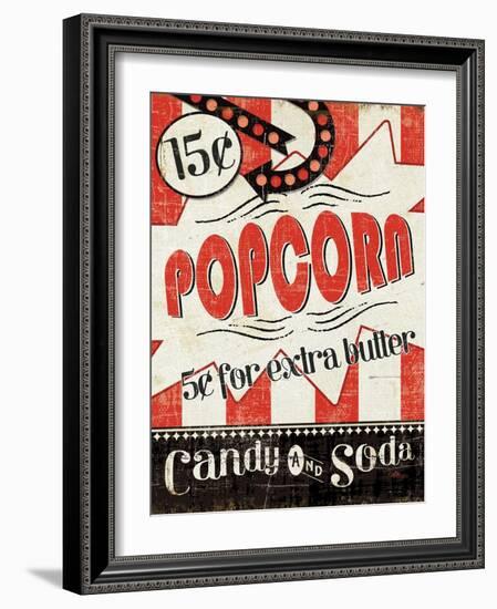 Movie Night II-Pela Design-Framed Art Print